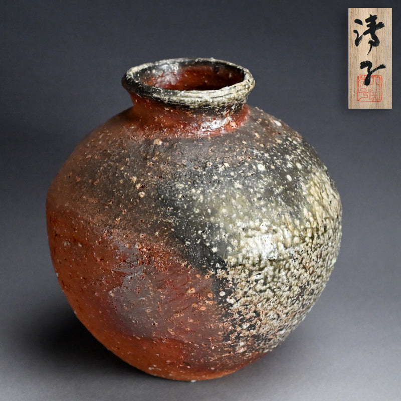 Iconic Shigaraki Tsubo Pioneering Female Artist ー小山 清子 “信楽自然釉 大壺”