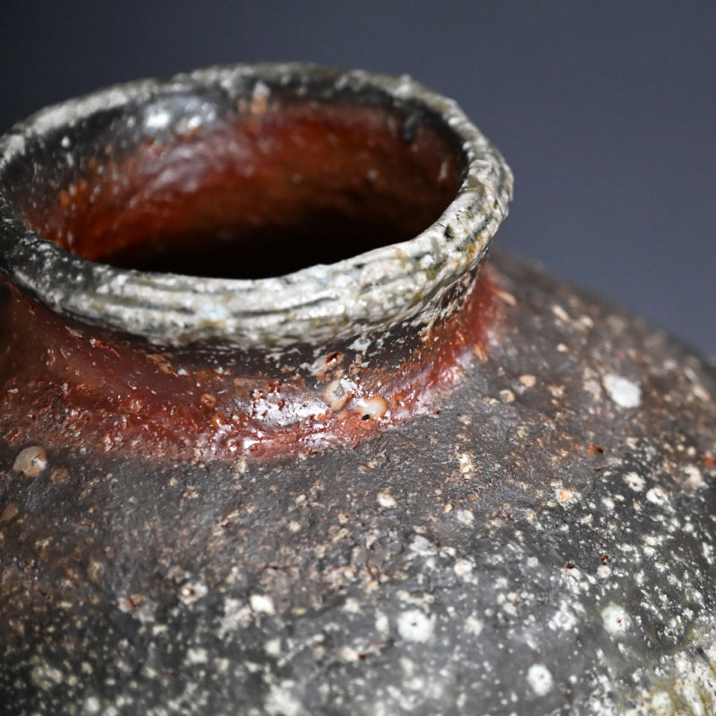 Iconic Shigaraki Tsubo Pioneering Female Artist ー小山 清子 “信楽自然釉 大壺”