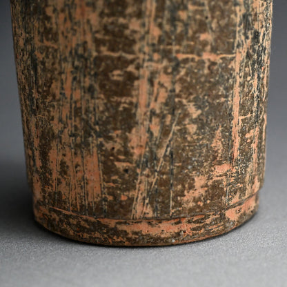Teramoto Mamoru, Tall Vase ー寺本 守 “茜彩 象嵌 花生”