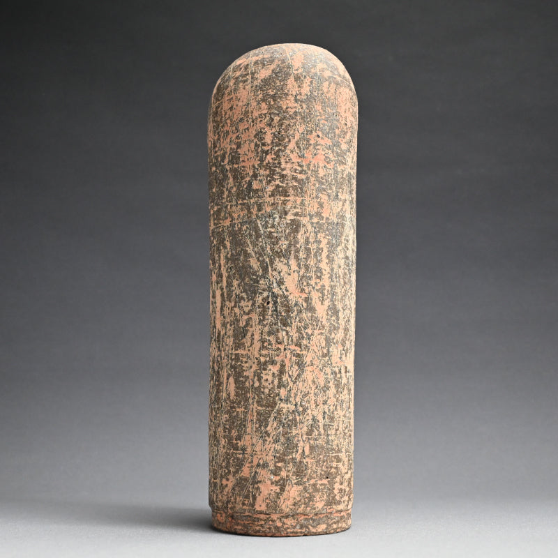 Teramoto Mamoru, Tall Vase ー寺本 守 “茜彩 象嵌 花生”