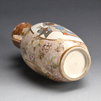 Fabulous Kyo-Satsuma Studio Vase, early 20th century