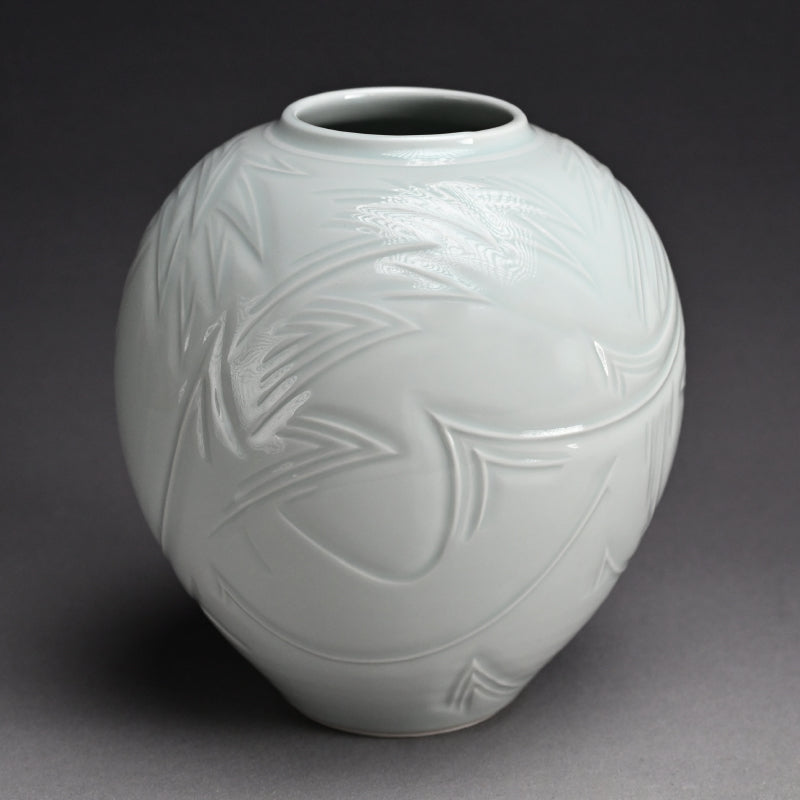Hakuji Kabin Vase ー篠田 典明 “白磁花瓶”