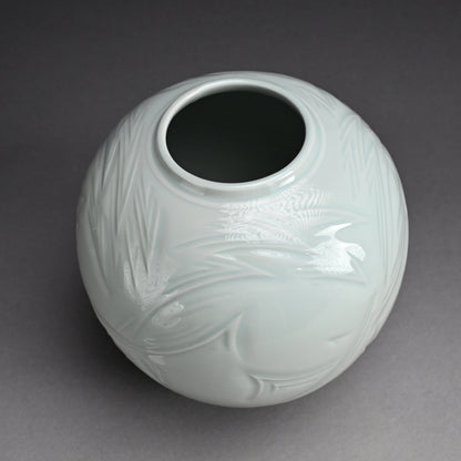 Hakuji Kabin Vase ー篠田 典明 “白磁花瓶”