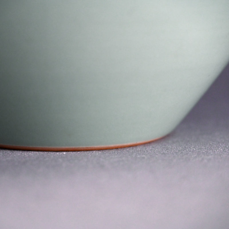 Tenryuji Seiji Celadon Vase ー加藤 渓山 "天龍寺青瓷刻 花生"