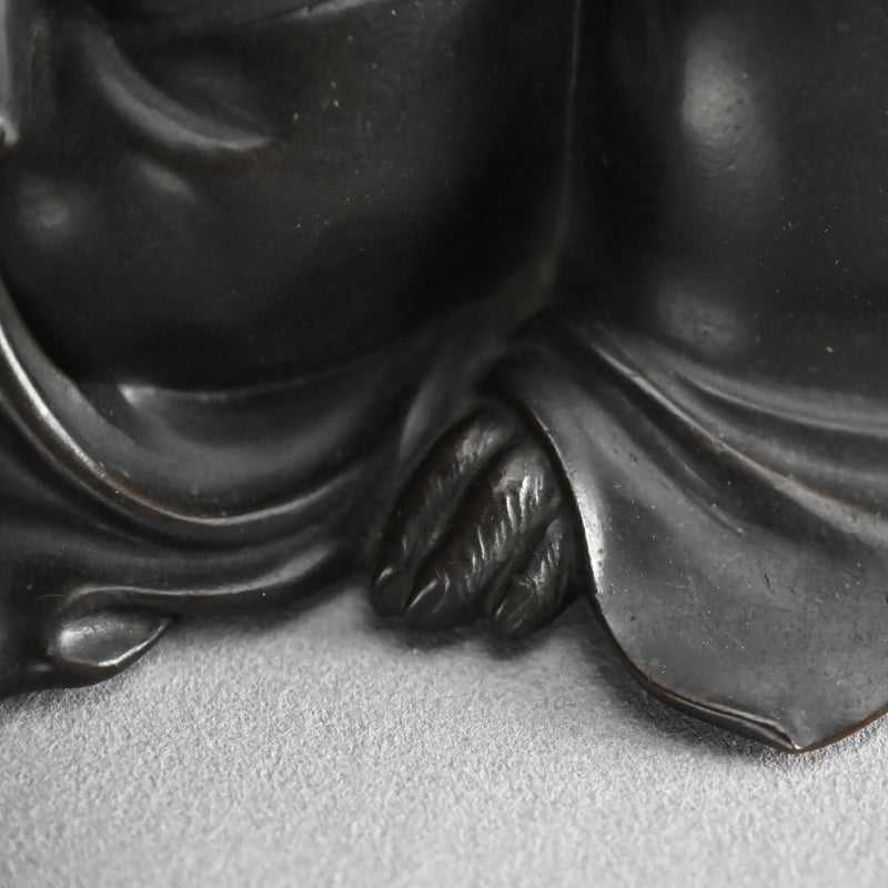 Superlative Bronze Tanuki Okimono Sculpture ー大島 如雲