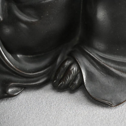 Superlative Bronze Tanuki Okimono Sculpture ー大島 如雲