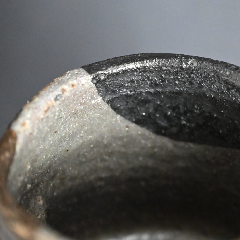 Masterpiece Nezumi Shino Chawan Tea Bowl ー二十歩 文雄 “鼡志埜”