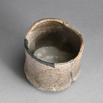 Masterpiece Nezumi Shino Chawan Tea Bowl ー二十歩 文雄 “鼡志埜”