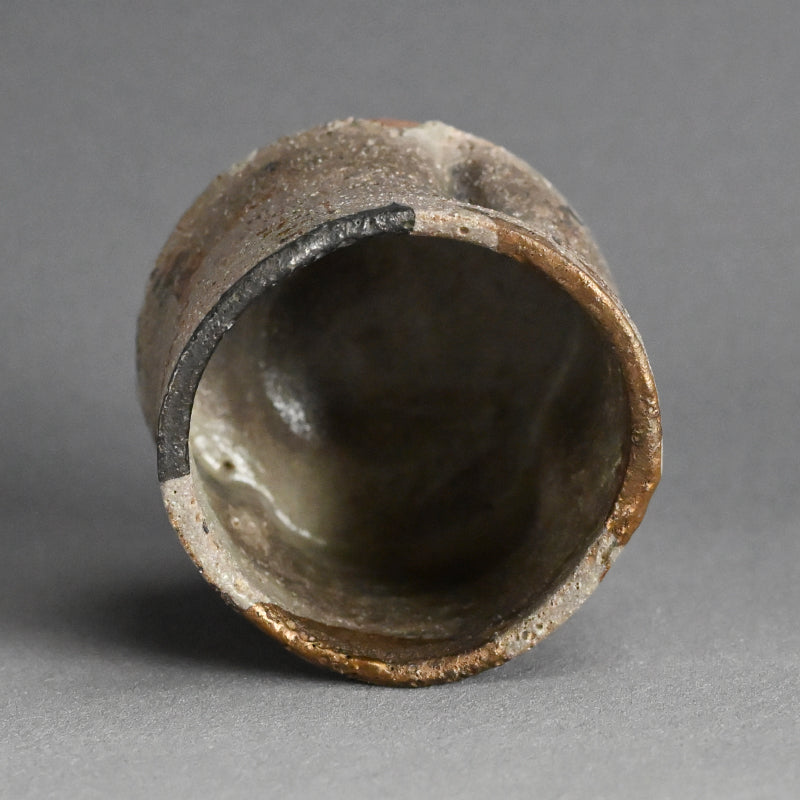 Masterpiece Nezumi Shino Chawan Tea Bowl ー二十歩 文雄 “鼡志埜”