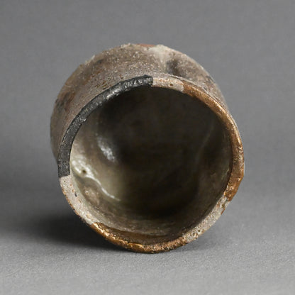 Masterpiece Nezumi Shino Chawan Tea Bowl ー二十歩 文雄 “鼡志埜”