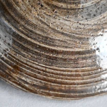 Edo p. Utsutsugawa Yaki Pottery Footed Dish