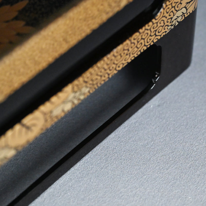 Exquisite Antique Lacquer Stand & Tray B