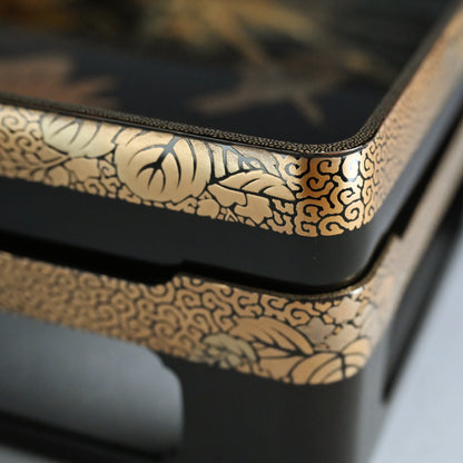 Exquisite Antique Lacquer Stand & Tray B