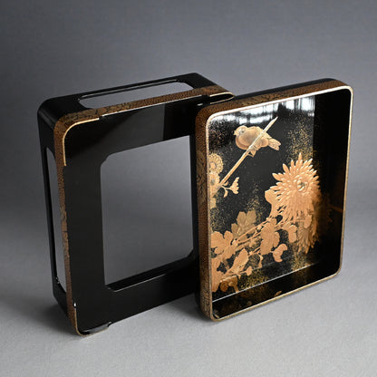 Exquisite Antique Lacquer Stand & Tray B