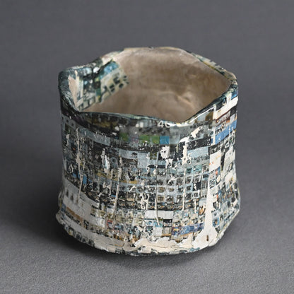 Day by Day Ceramic Chawan Tea Bowl ー伊勢崎 陽太郎 “日々2022面取茶碗”
