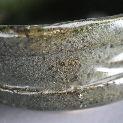 Fabulous Early Edo Kutsu Oribe Chawan Maccha Tea Bowl