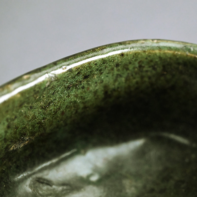Fabulous Early Edo Kutsu Oribe Chawan Maccha Tea Bowl
