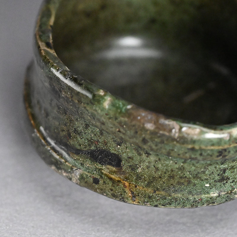 Fabulous Early Edo Kutsu Oribe Chawan Maccha Tea Bowl