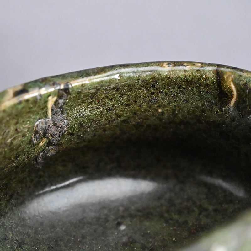Fabulous Early Edo Kutsu Oribe Chawan Maccha Tea Bowl