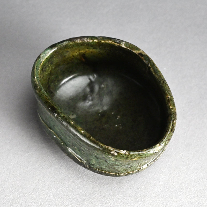 Fabulous Early Edo Kutsu Oribe Chawan Maccha Tea Bowl