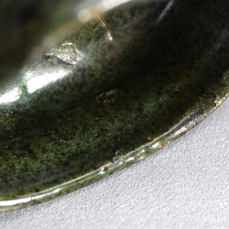 Fabulous Early Edo Kutsu Oribe Chawan Maccha Tea Bowl