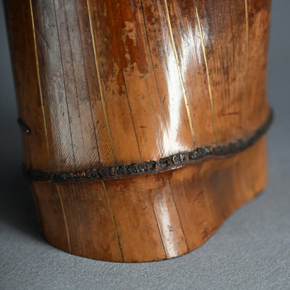 Edo p Japanese Bamboo Tea Room Vase, Shunko Dosai
