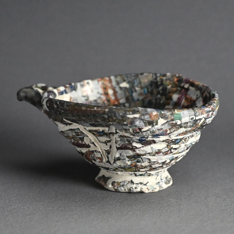 Ceramic Hibi Series Katakuchi Sake Service ー伊勢崎 陽太郎 “日々2024ヘラ目大片口”