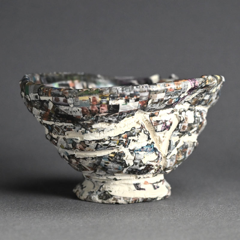 Ceramic Hibi Series Katakuchi Sake Service ー伊勢崎 陽太郎 “日々2024ヘラ目大片口”
