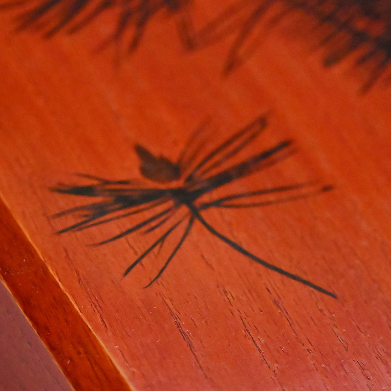 Wooden Suzuri Bako Writing Box ー山元 春挙 “椎松”