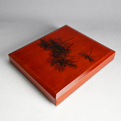 Wooden Suzuri Bako Writing Box ー山元 春挙 “椎松”