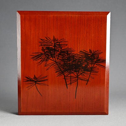 Wooden Suzuri Bako Writing Box ー山元 春挙 “椎松”