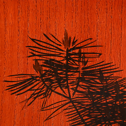 Wooden Suzuri Bako Writing Box ー山元 春挙 “椎松”