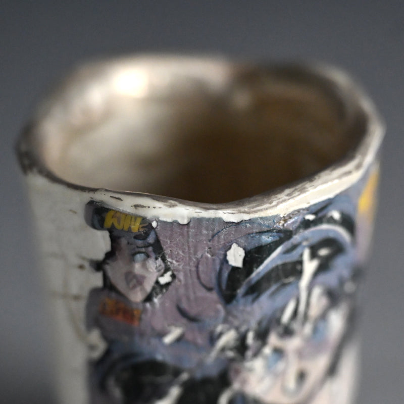 Anime-series Guinomi Sake Cup, HAL ー伊勢崎 陽太郎 “HAL銀彩面取ぐい吞”