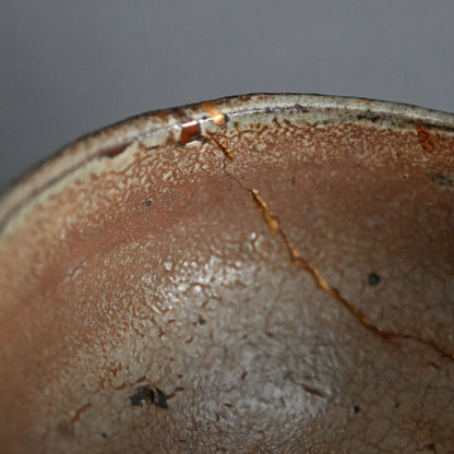Early Karatsu Chawan Tea Bowl w/ Kintsugi Gold Repair