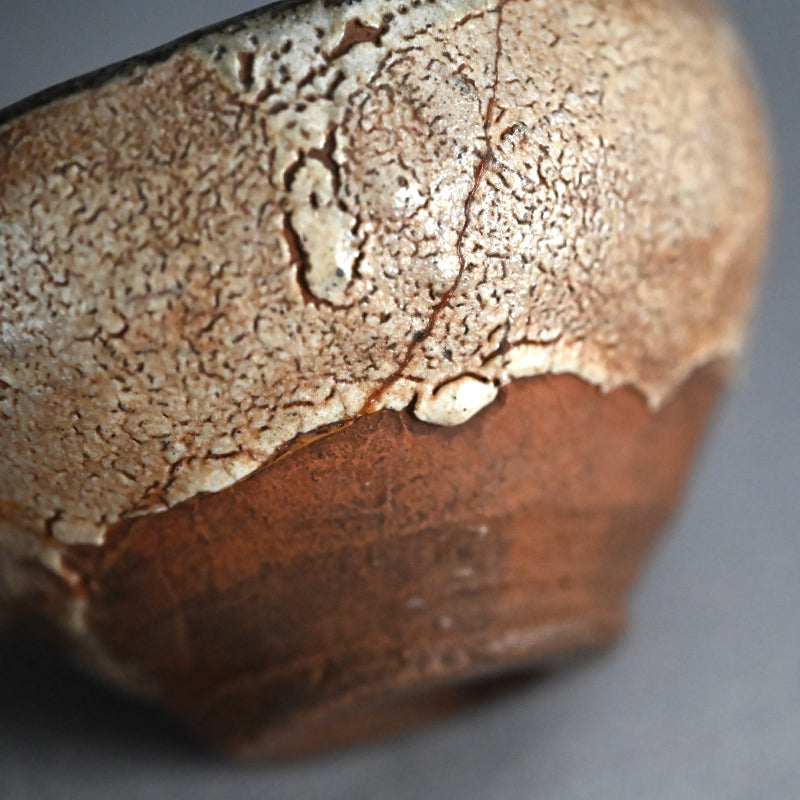 Early Karatsu Chawan Tea Bowl w/ Kintsugi Gold Repair