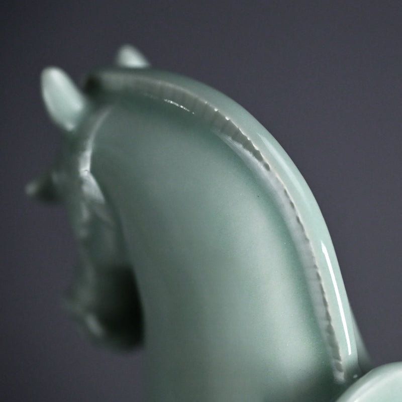 Celdon Horse Sculpture ー初代 宮永 東山 “青瓷 馺馬”
