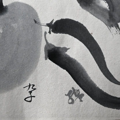 Seasonal Blessings, Antique Makimono Hand-scroll by Various Artists