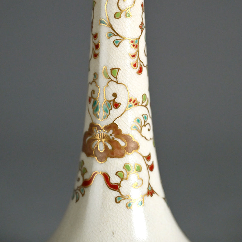 Superb Antique Japanese Satsuma Vase, Taizan Yohei
