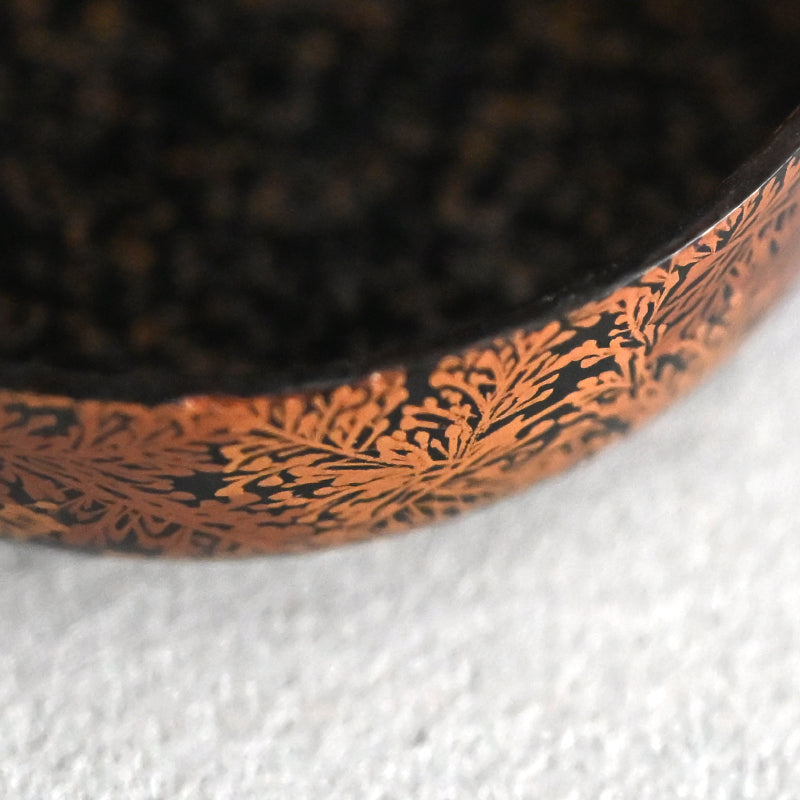 Exquisite Late Edo Natsume ー橋屋 (浅野) 友七 "時代蒔絵 中棗"