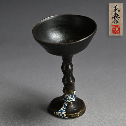 Long-Stemmed Bajohai Sake Cup ー重森 陽子 “馬上盃”