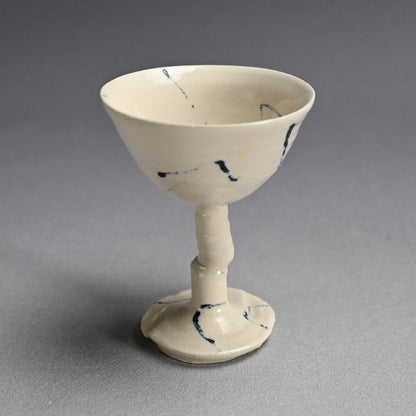 Stemmed Bajohai Sake Cup ー重森 陽子 “馬上盃”
