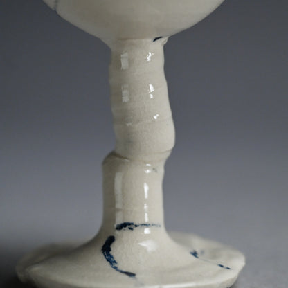 Stemmed Bajohai Sake Cup ー重森 陽子 “馬上盃”