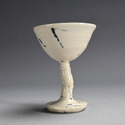 Stemmed Bajohai Sake Cup ー重森 陽子 “馬上盃”