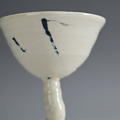 Stemmed Bajohai Sake Cup ー重森 陽子 “馬上盃”
