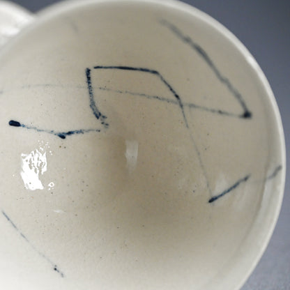 Stemmed Bajohai Sake Cup ー重森 陽子 “馬上盃”