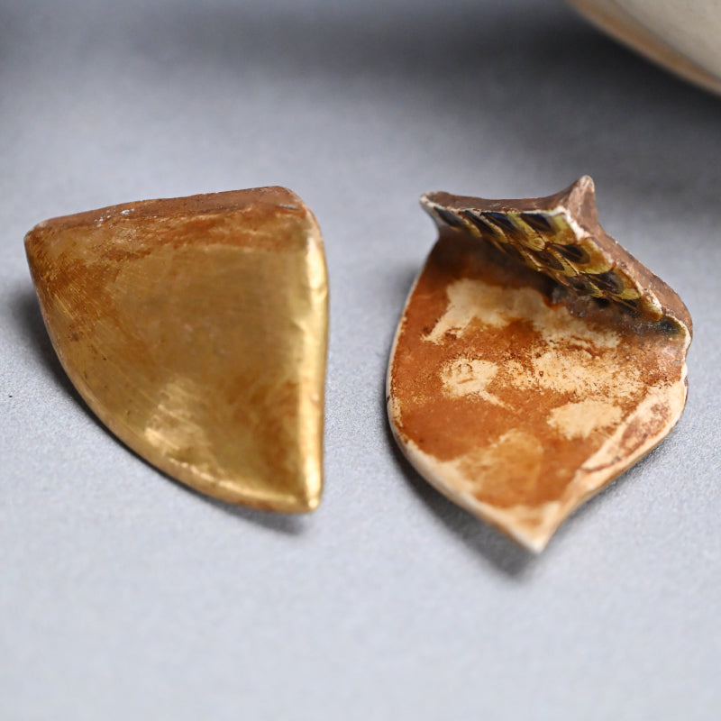 Pair, Ceramic Oshidori Mandarin Duck Koro Incense Burners