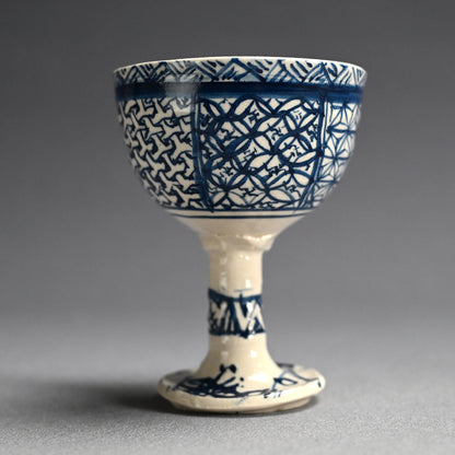 Stemmed Bajohai Sake Cup ー重森 陽子 “馬上盃”
