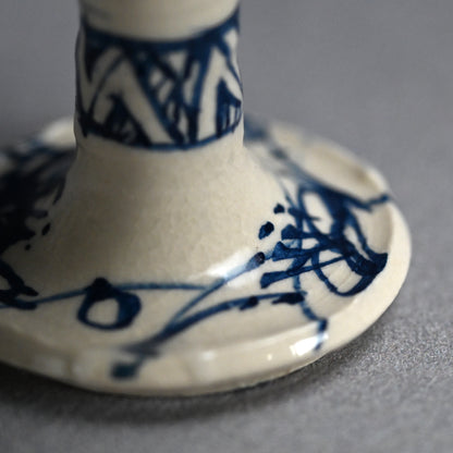 Stemmed Bajohai Sake Cup ー重森 陽子 “馬上盃”