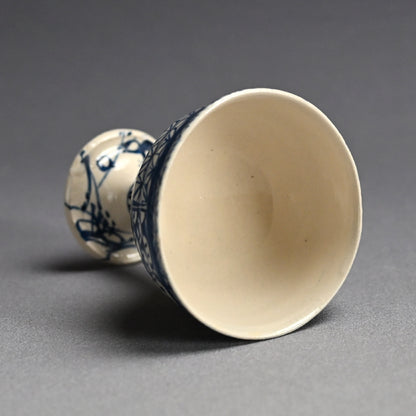 Stemmed Bajohai Sake Cup ー重森 陽子 “馬上盃”