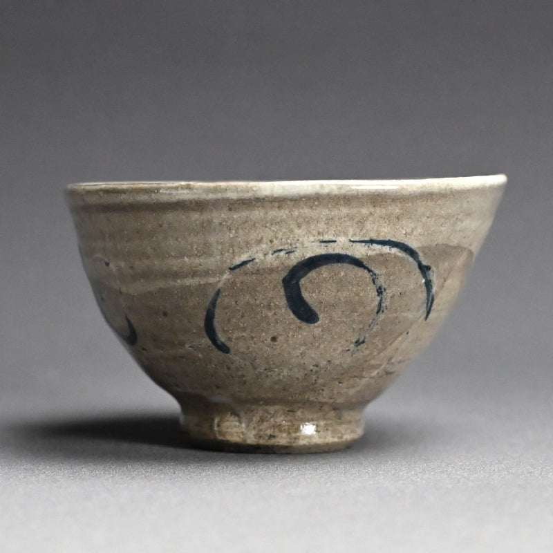 Random Blue Line Chawn Tea Bowl ー重森 陽子 “青緑 茶碗”